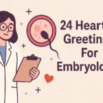 24 Heartfelt Greetings For Embryologist