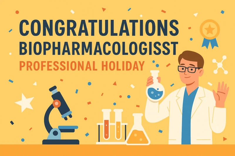 Congratulations for Biopharmacologist – 22 Holiday Messages 🎉