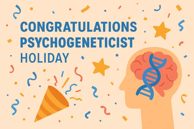 Congratulations for Psychogeneticist – 26 Holiday Messages 🎉